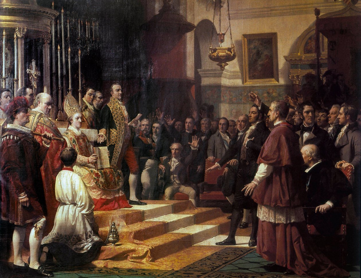 El juramento de las Cortes de Cádiz en 1810 de Jose Casado del Alisal