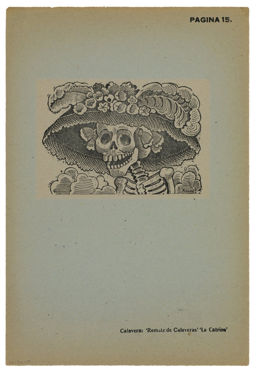 Calavera de la Catrina de José Guadalupe Posada