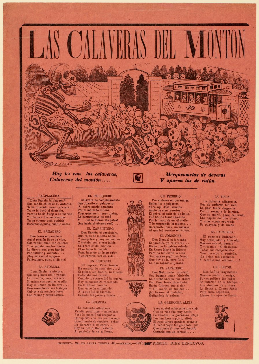 Calavera der Massen de José Guadalupe Posada