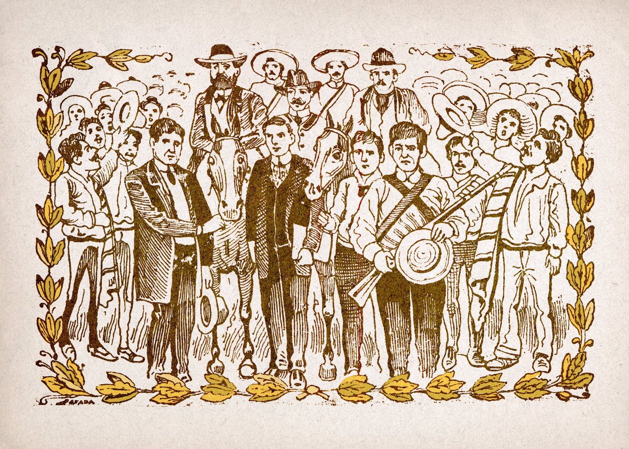 México, Revolución Mexicana: El Triunfo de Madero de José Guadalupe Posada