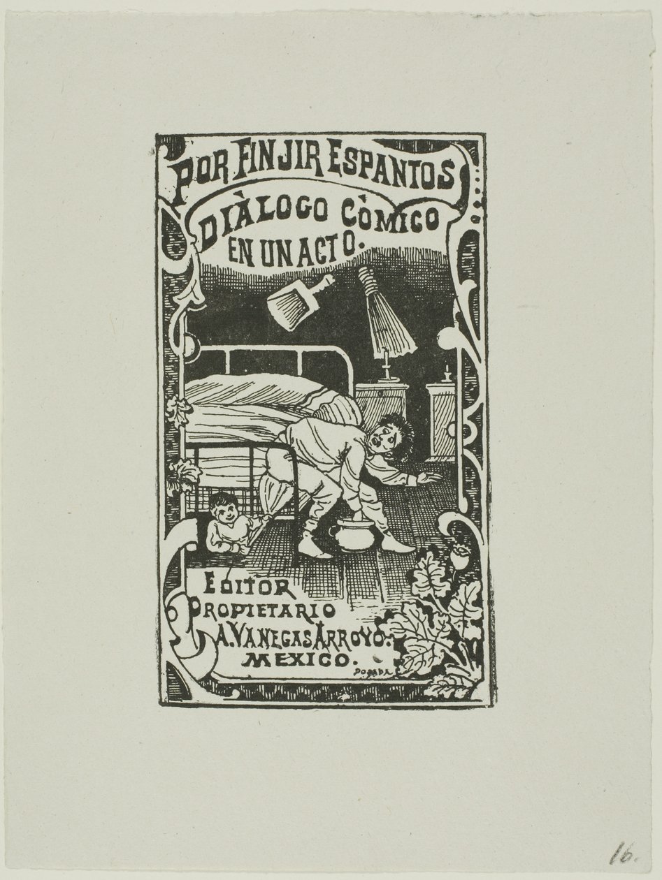 Fingiendo ser fantasmas de José Guadalupe Posada