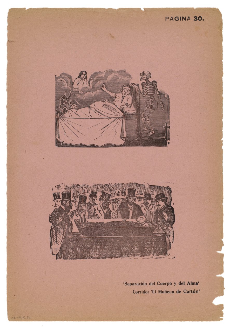 Separación del cuerpo y del alma de José Guadalupe Posada