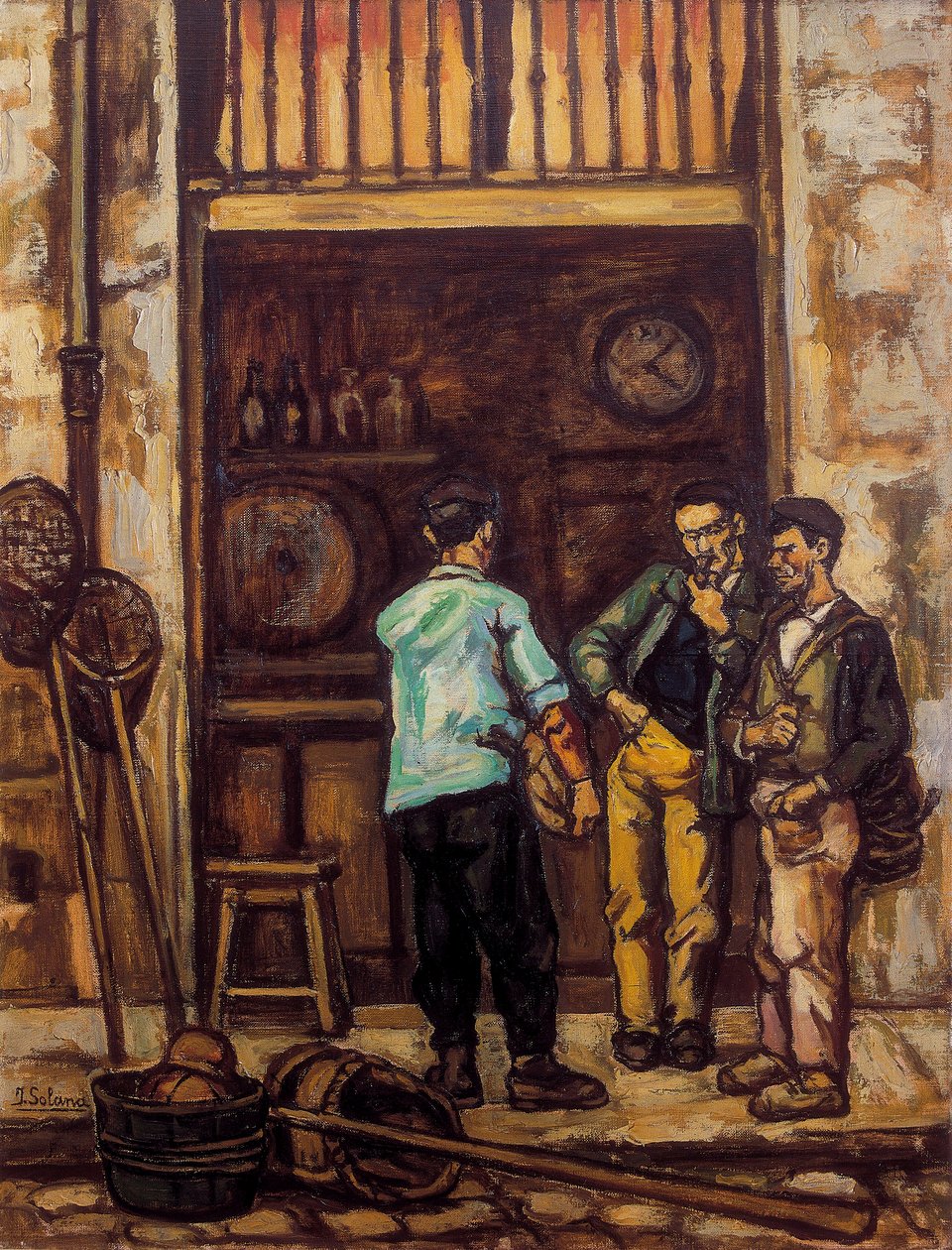 La taberna de Santander (España) 1944-1945 de Jose Gutierrez Solana