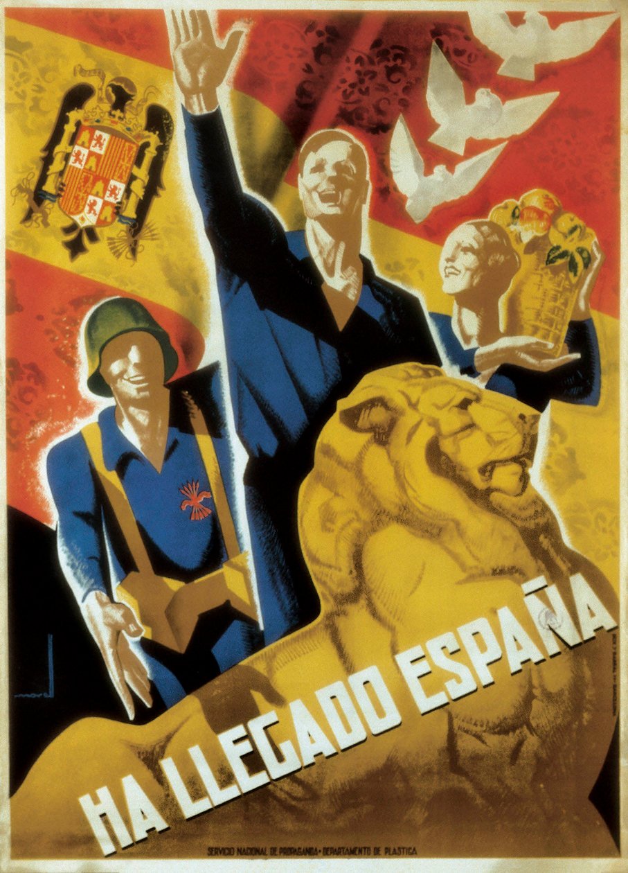 Guerra Civil Española (1936-1939): España ha llegado, c. 1936-39 (cartel) de Jose Morell