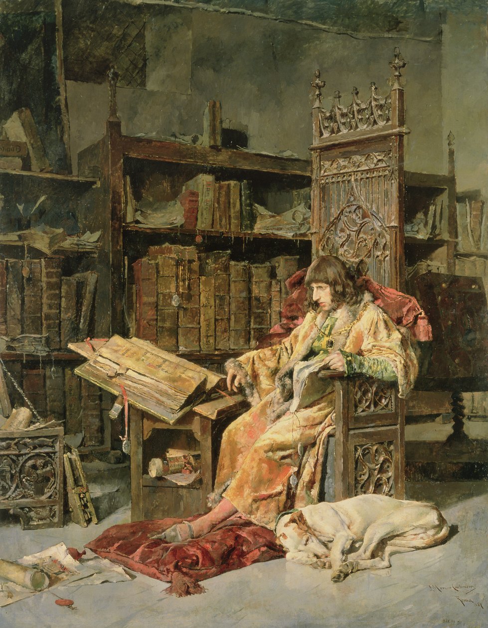 Don Carlos de Viana (1421-61) 1881 de Jose Moreno Carbonero