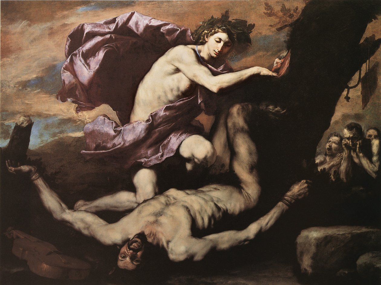 Apolo y Marsias, 1637 de Jose de Ribera