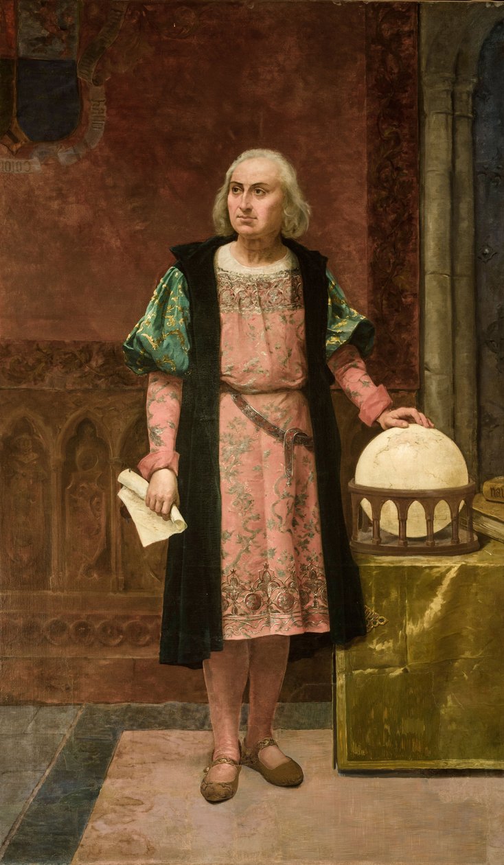 Retrato de Cristóbal Colón de Jose de la Vega Marrugal