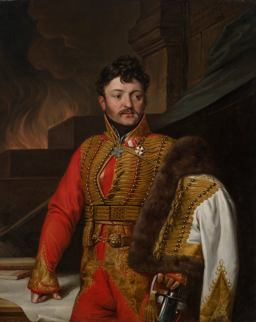 Alemán: The k.k. Mariscal de Campo Teniente Ferdinand Graf von Wartensleben de Josef Abel