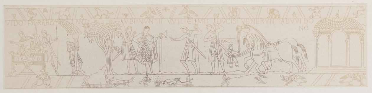 [Escena del Tapiz de Bayeux] de Josef Albert