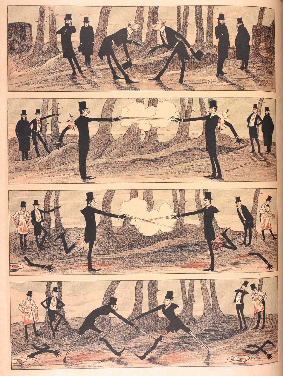 Un duelo con condiciones severas. (véase también el expediente F60136-61 para la historia completa). de Josef Benedikt engl