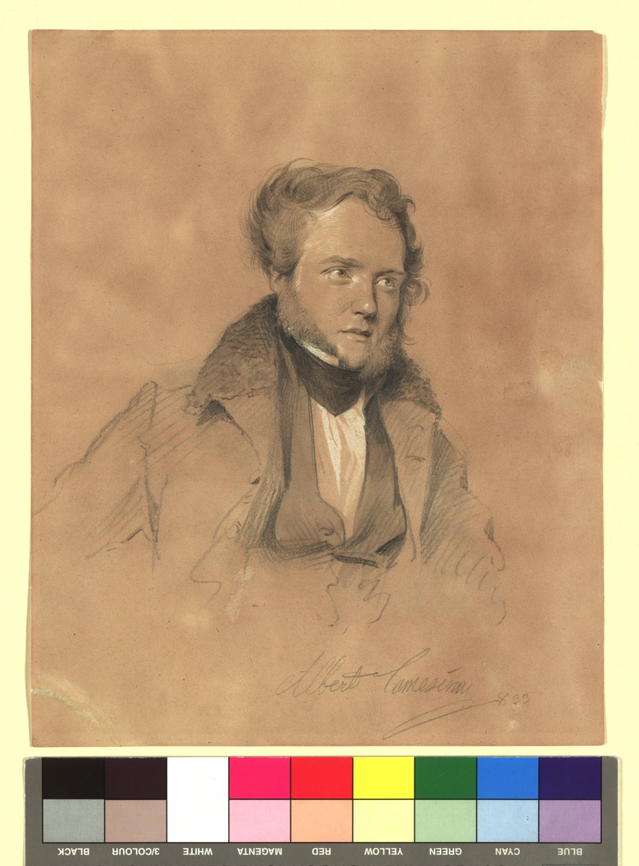 Albert von Camesina (1806-1881), artista gráfico, investigador de antigüedades de Josef Danhauser