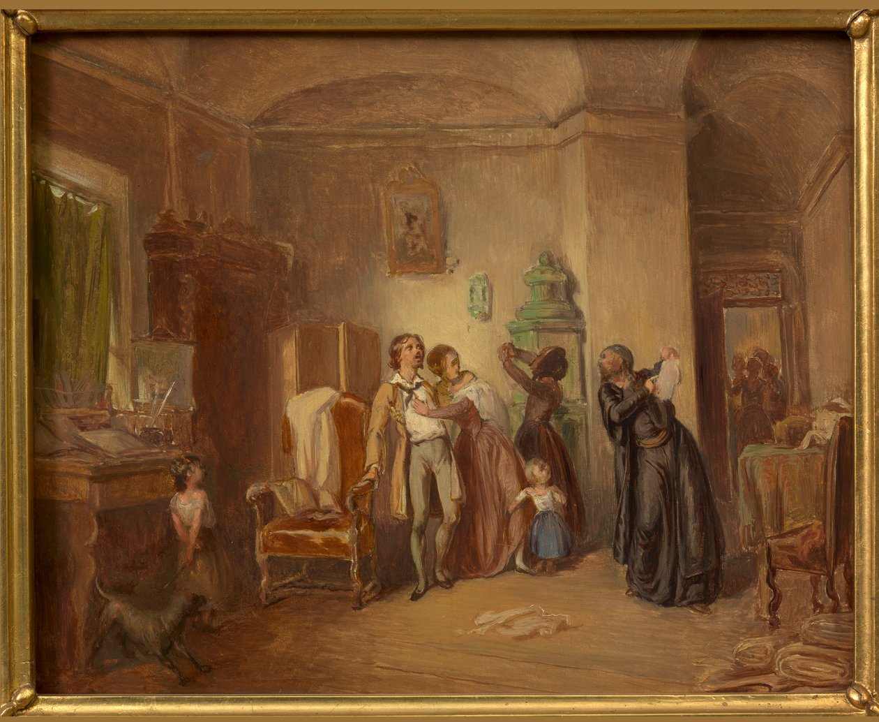 El acreedor enfurecido de Josef Danhauser