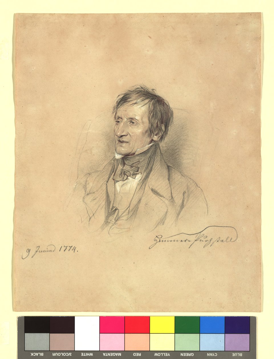 Joseph von Hammer (1774-1856), diplomático, orientalista de Josef Danhauser