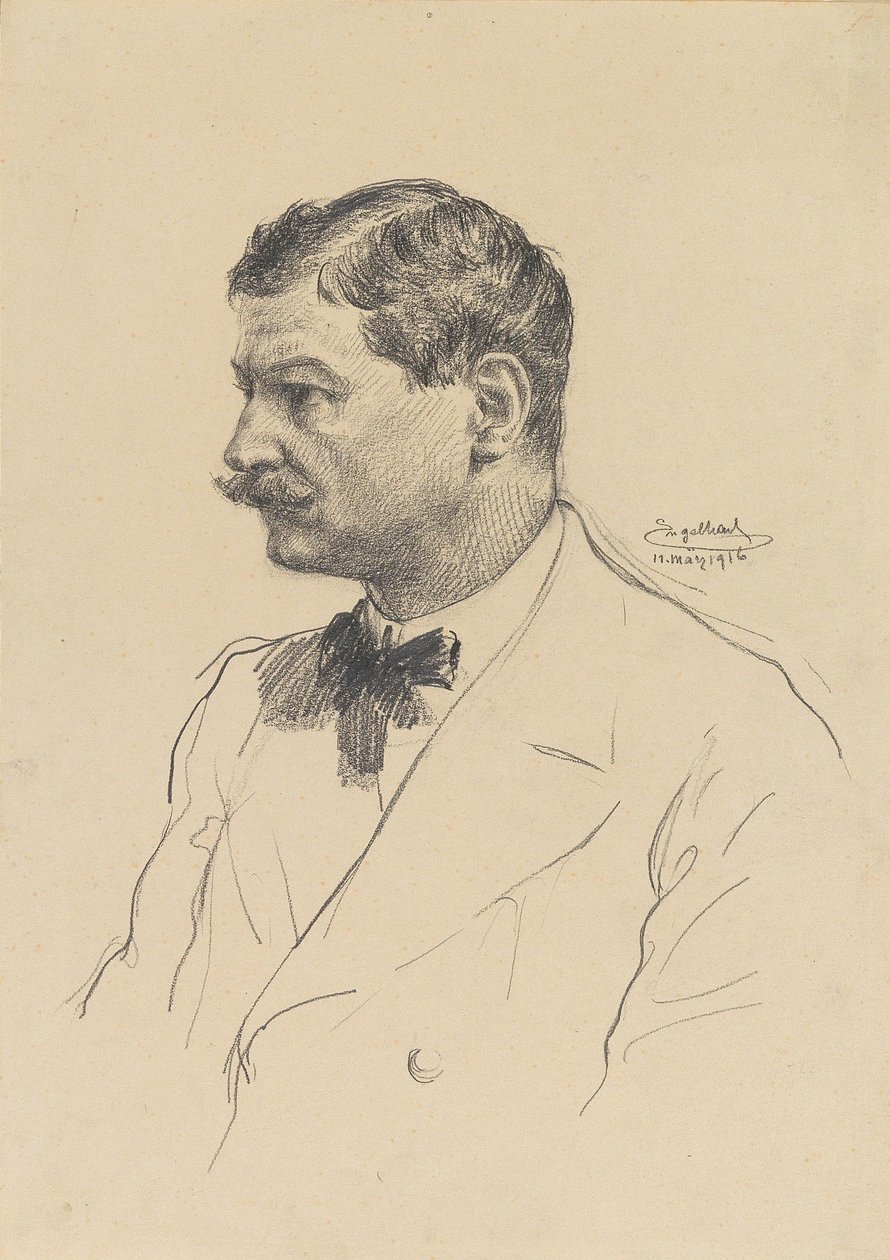Autorretrato, 1916 de Josef Engelhart