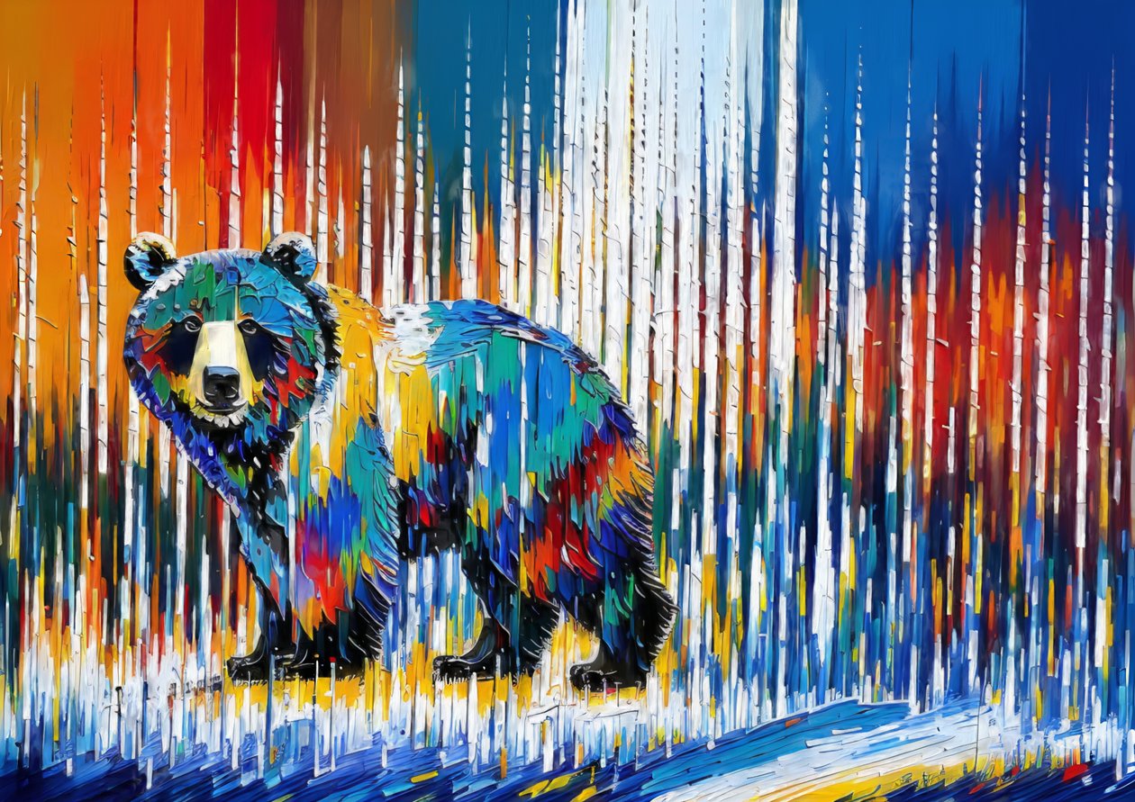 Animales oso_1 de Josef Johann Michel