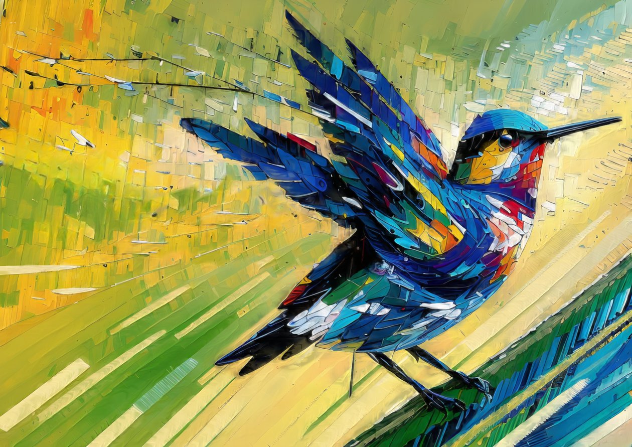 Animales: colibrí 3 de Josef Johann Michel
