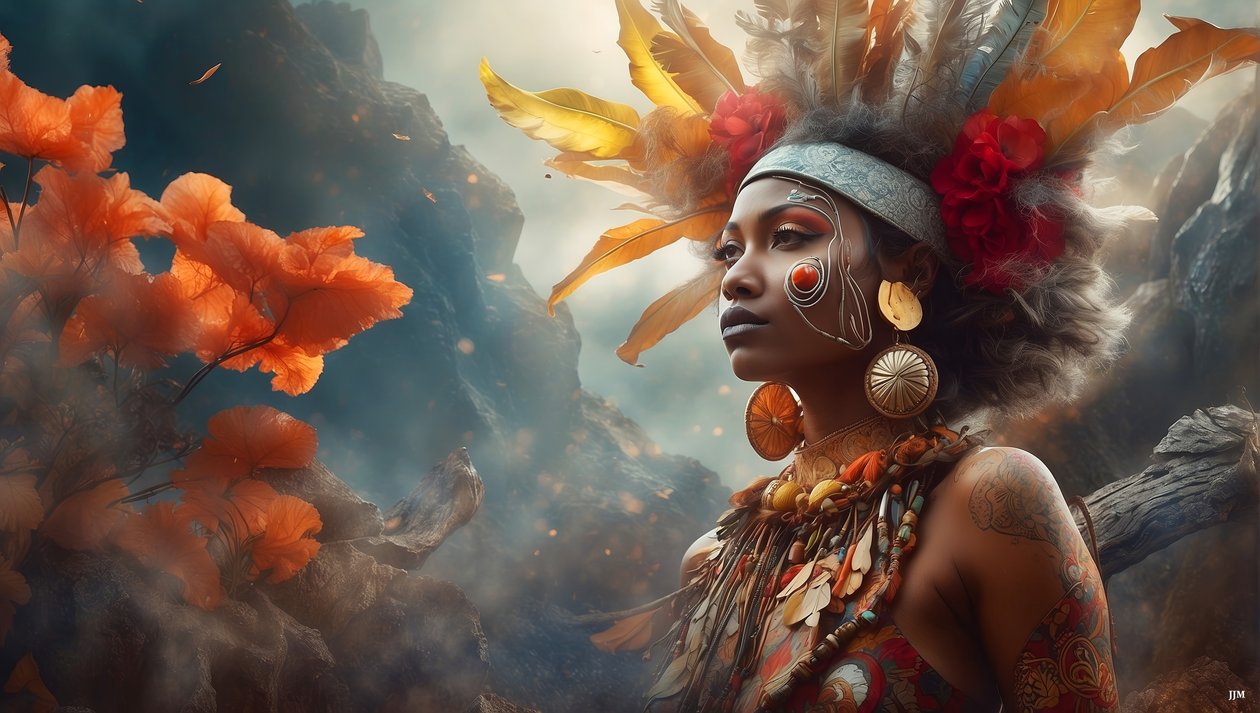 Dreamcore_escena de ensueño-Aborigines_02 de Josef Johann Michel