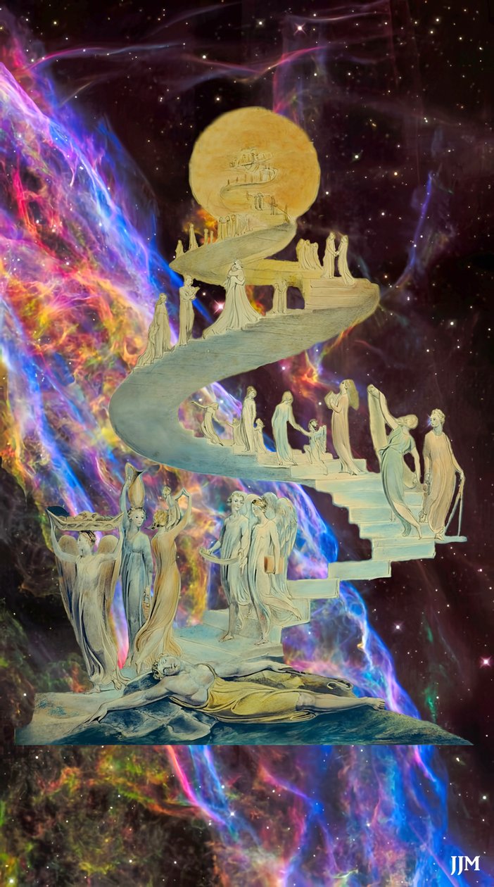 JJM-recrear: Blake-W_Jakobs Traum+JWST de Josef Johann Michel