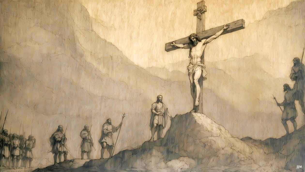 Jesús_Crucifixión_02 de Josef Johann Michel