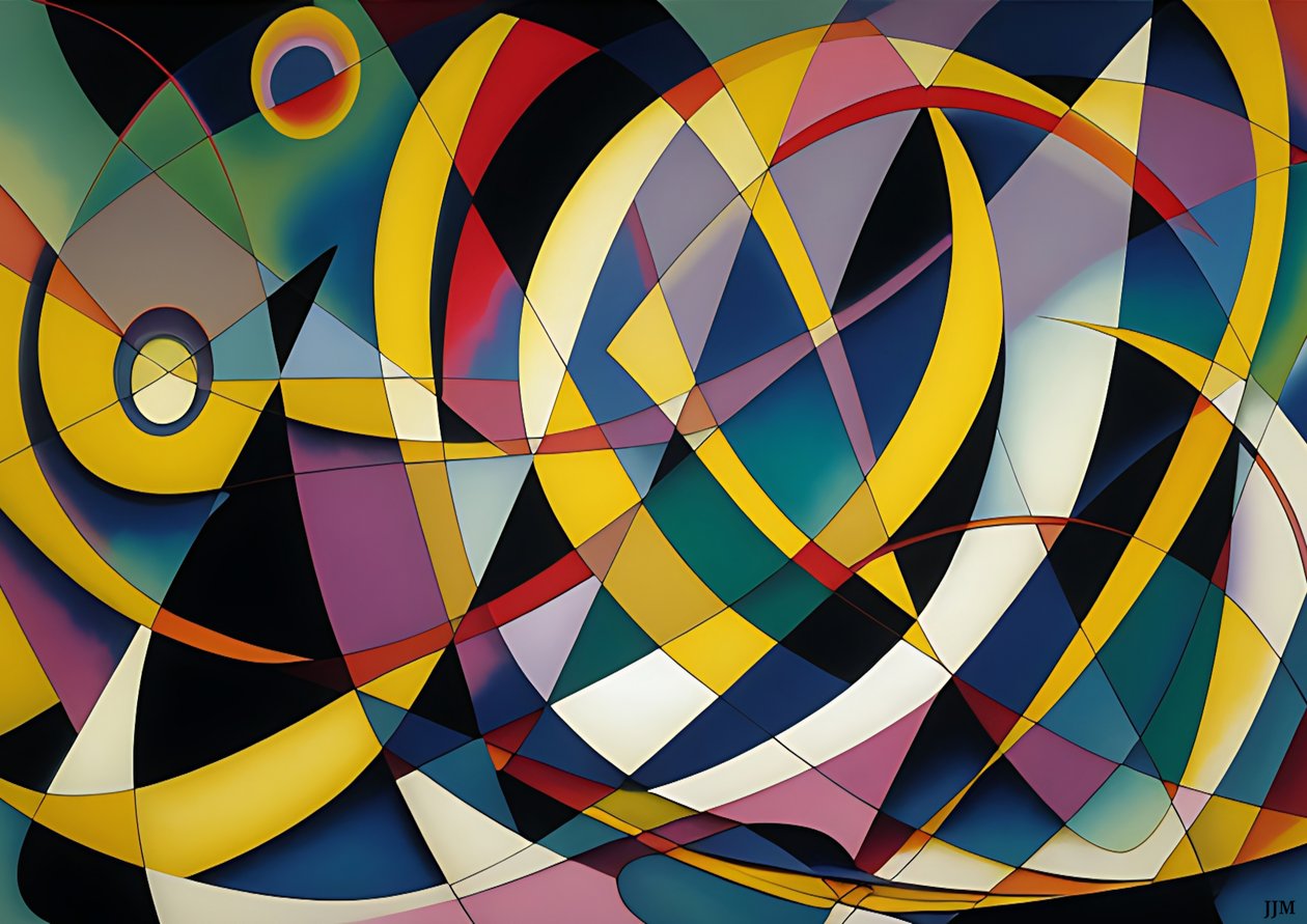 resumen: silver-yellow_curve 7 de Josef Johann Michel