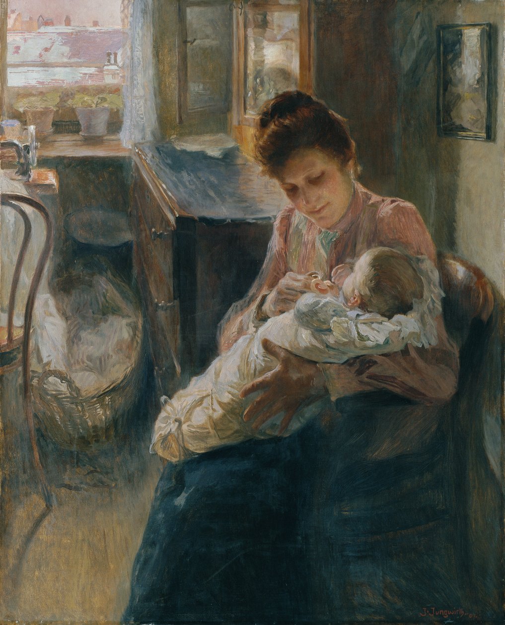 Madre joven de Josef Jungwirth
