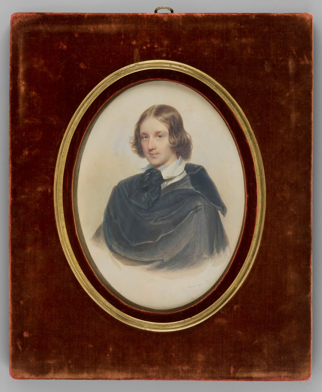 Adam Józef Potocki en su juventud (1822-1872), hijo de Artur y Zofia, de soltera Branicka de Josef Kriehuber