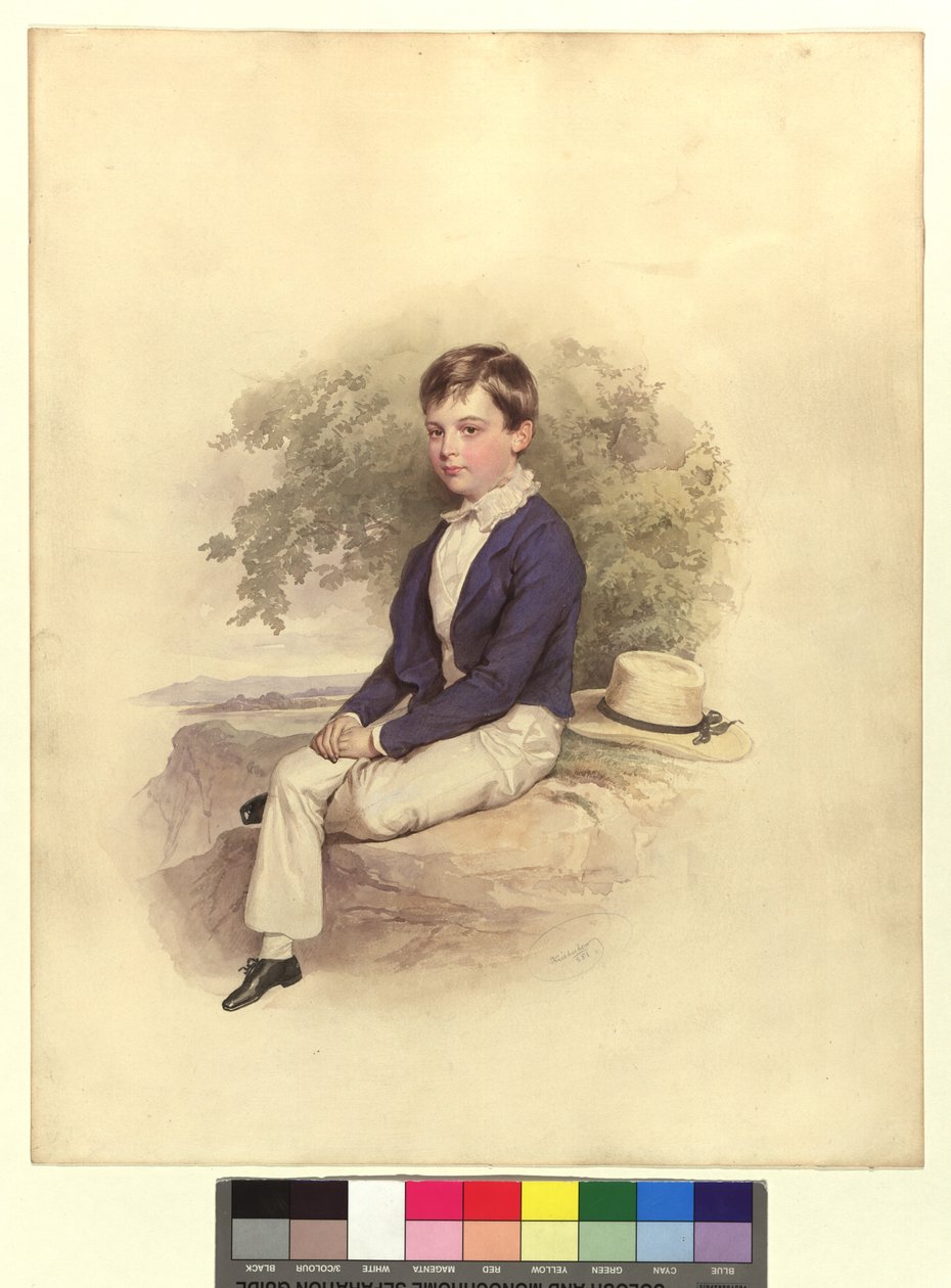 Retrato de un joven conde Esterházy de Josef Kriehuber