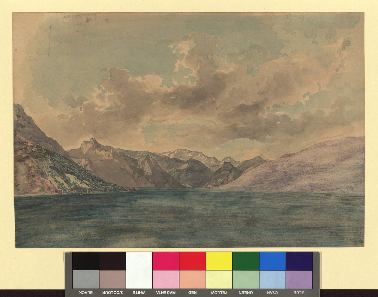 El lago Traun de Josef Kriehuber