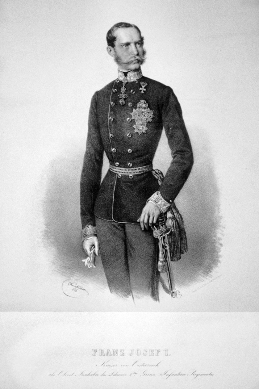 Francisco José I 1860 Litho 01 de Josef Kriehuber