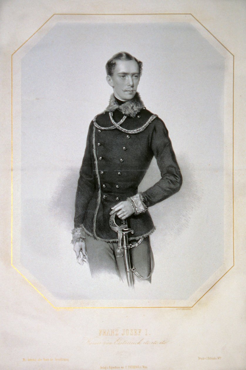 Franz Josef I. s. a. Litho de Josef Kriehuber