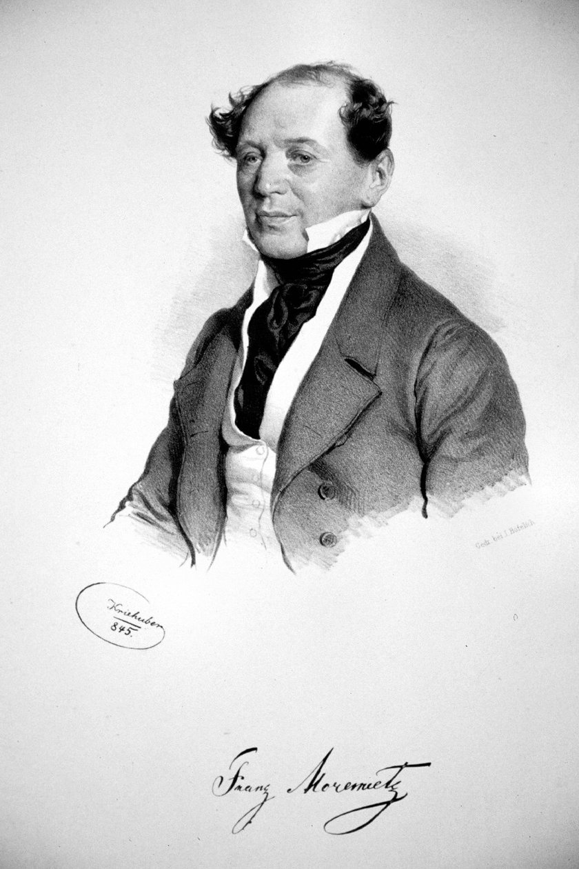 Franz Morawetz Litho de Josef Kriehuber