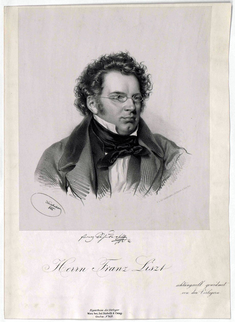 Franz Schubert Litho de Josef Kriehuber