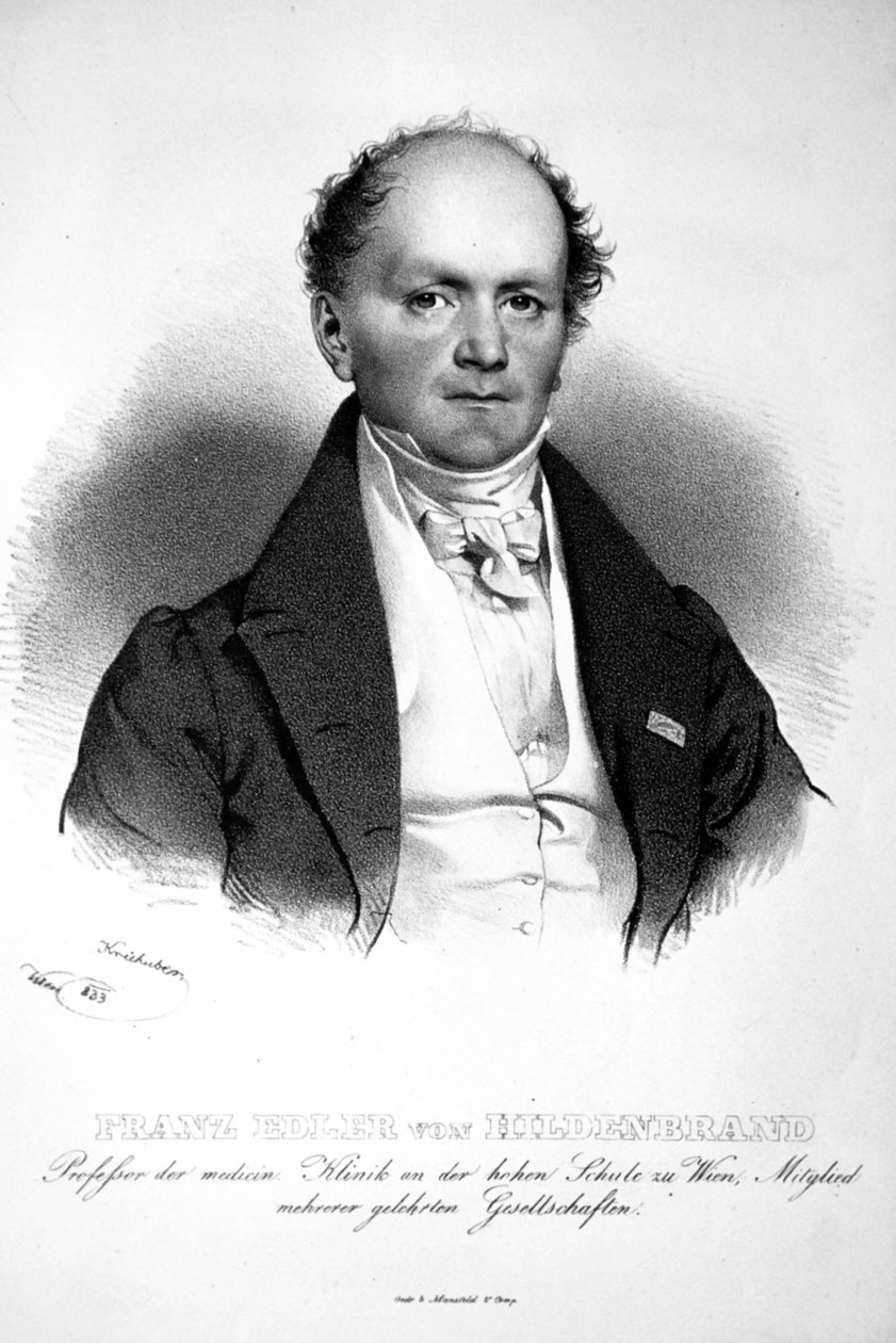 Franz von Hildenbrand Litho de Josef Kriehuber