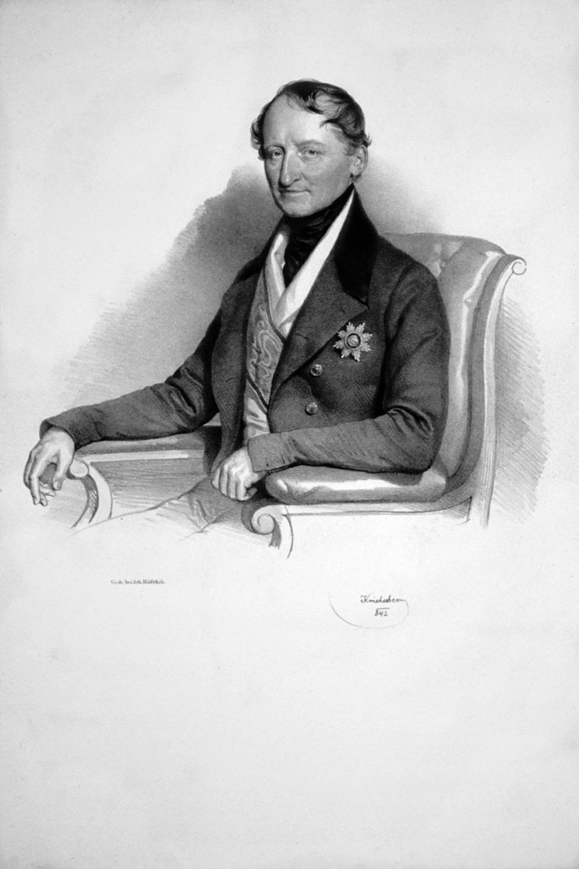 Friedrich Graf Wilczek Litho de Josef Kriehuber