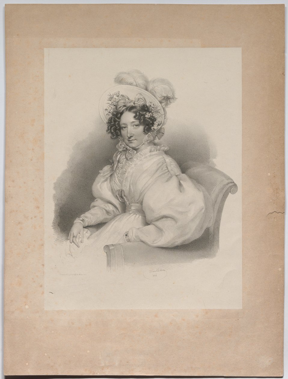 Gabrielle Auersperg, de soltera Lobkowitz de Josef Kriehuber