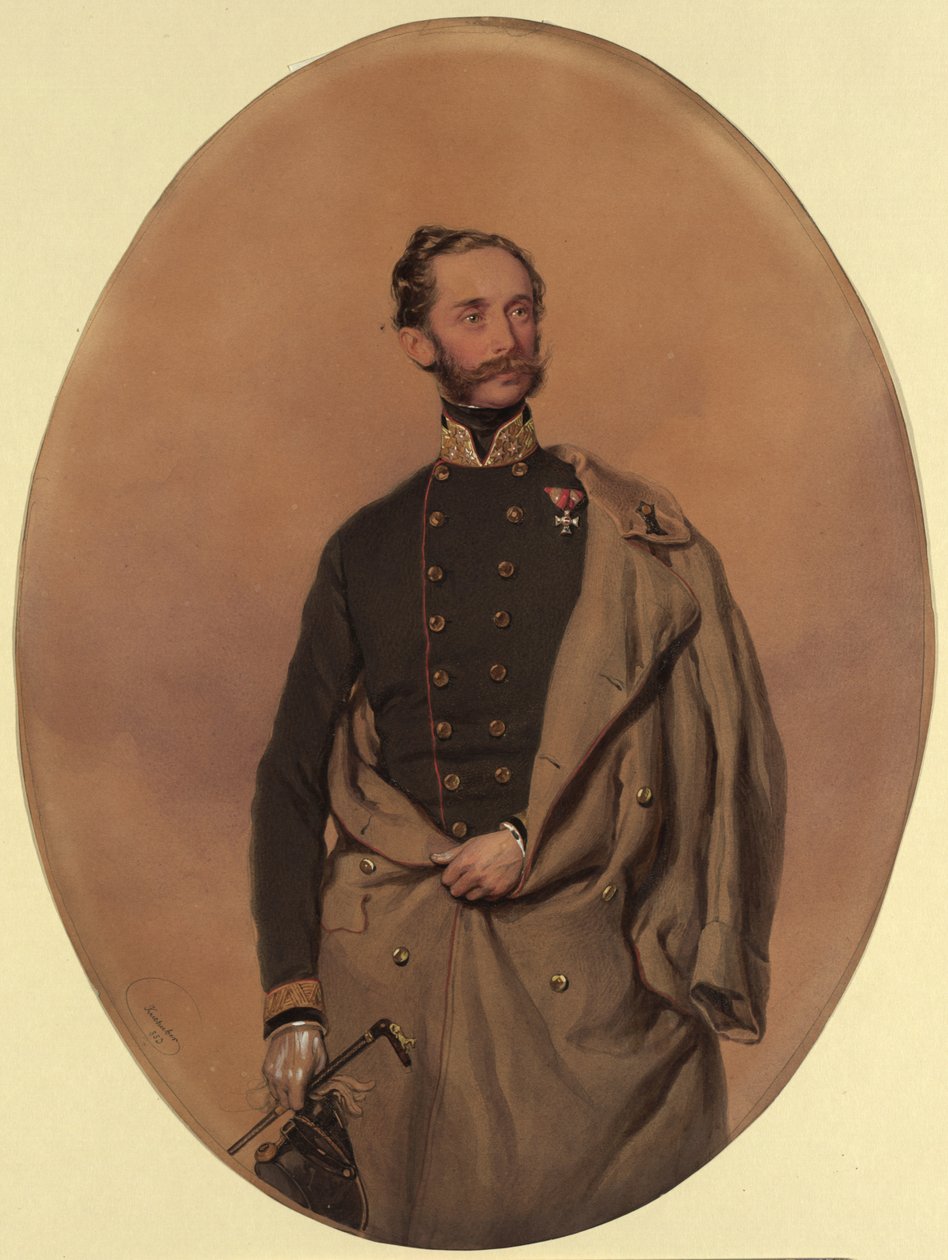 Ludwig, barón von Gablenz (1814-1874) de Josef Kriehuber