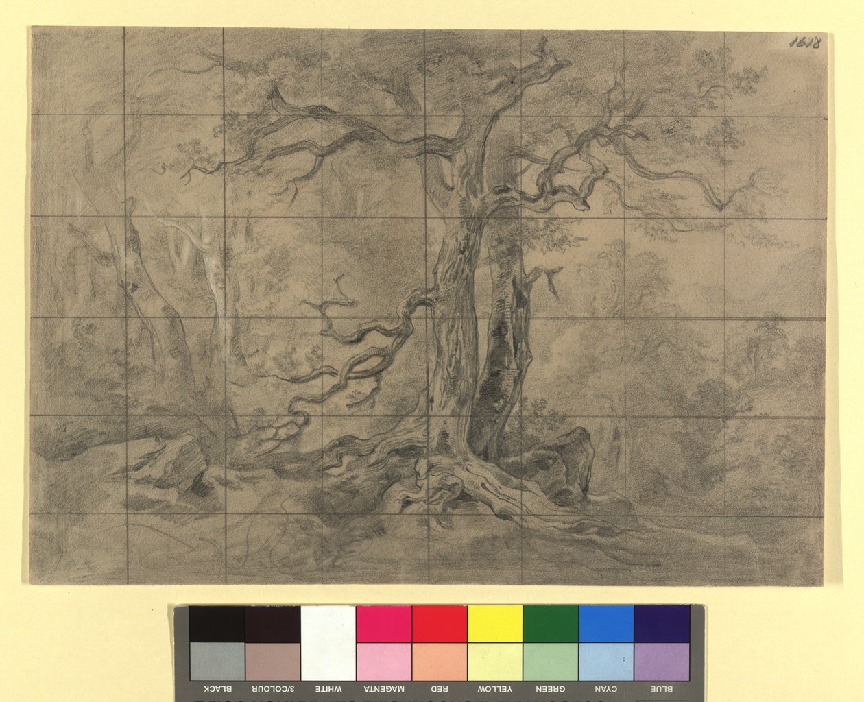 Paisaje forestal de Josef Kriehuber