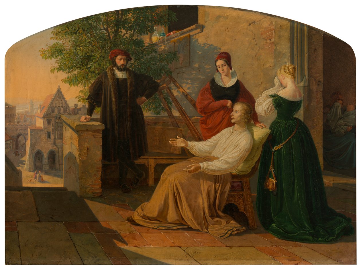 Los últimos momentos de Lucas van Leyden de Josef Mánes