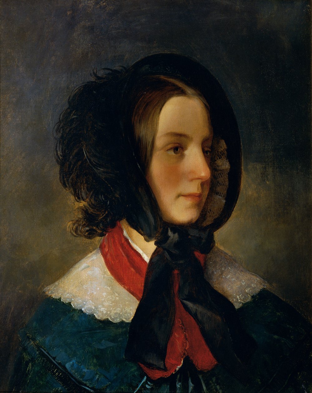 la esposa del artista de Josef Neugebauer