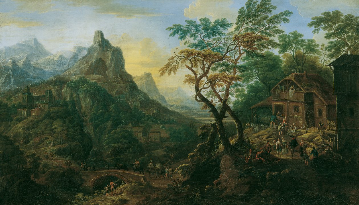 paisaje de montaña de Josef Orient