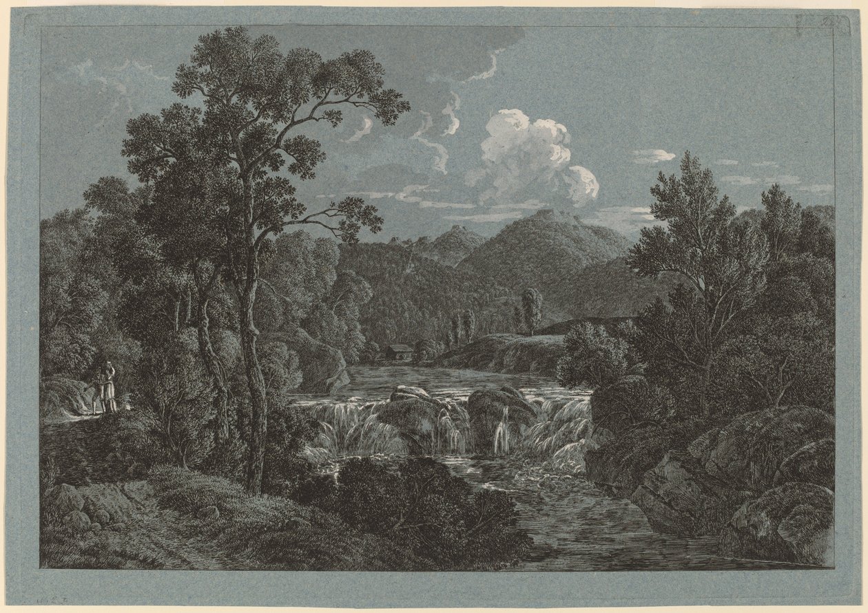 La cascada cerca de Schladming en Steiermark de Josef Rebell