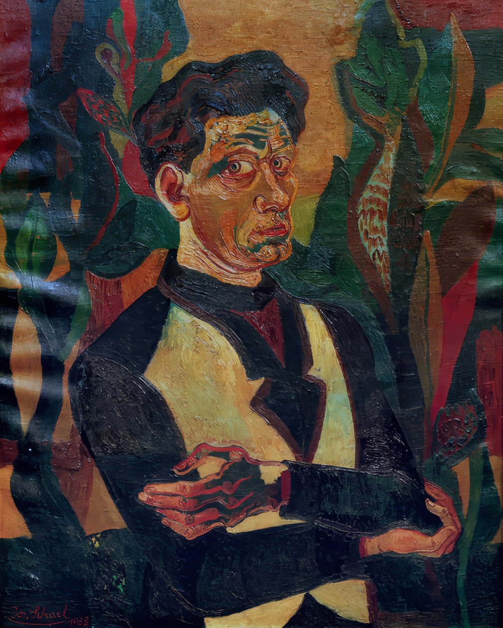 Autorretrato de Josef Scharl