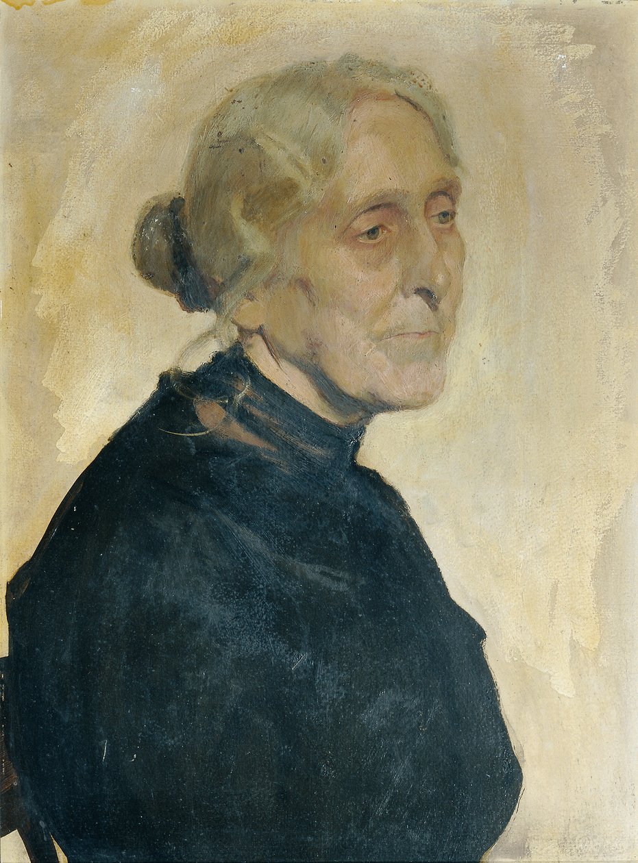 Retrato de una anciana de Josef Wawra