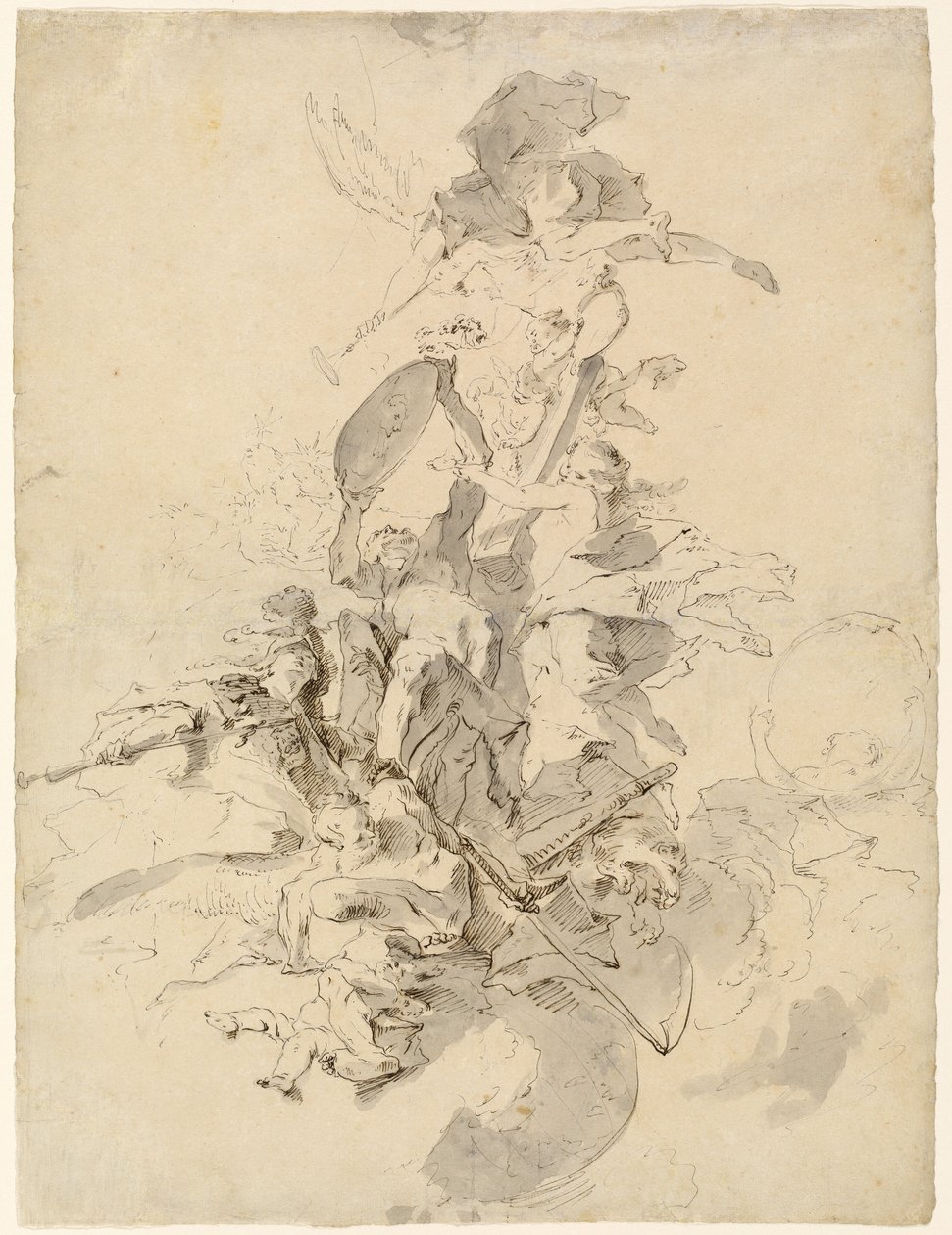 La glorificación de un prelado de Josef Winterhalder the Younger