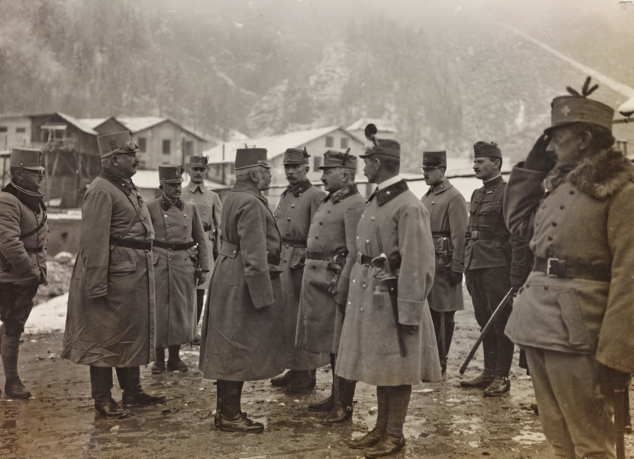 Álbum "Meine weltkriegs - Erinnerungen South-West Front (Carintia, Italia, Tirol del Sur) 31/03/1915-12/11/1918 - Josef Zohles Wien": el Archiduque de Josef Zohles