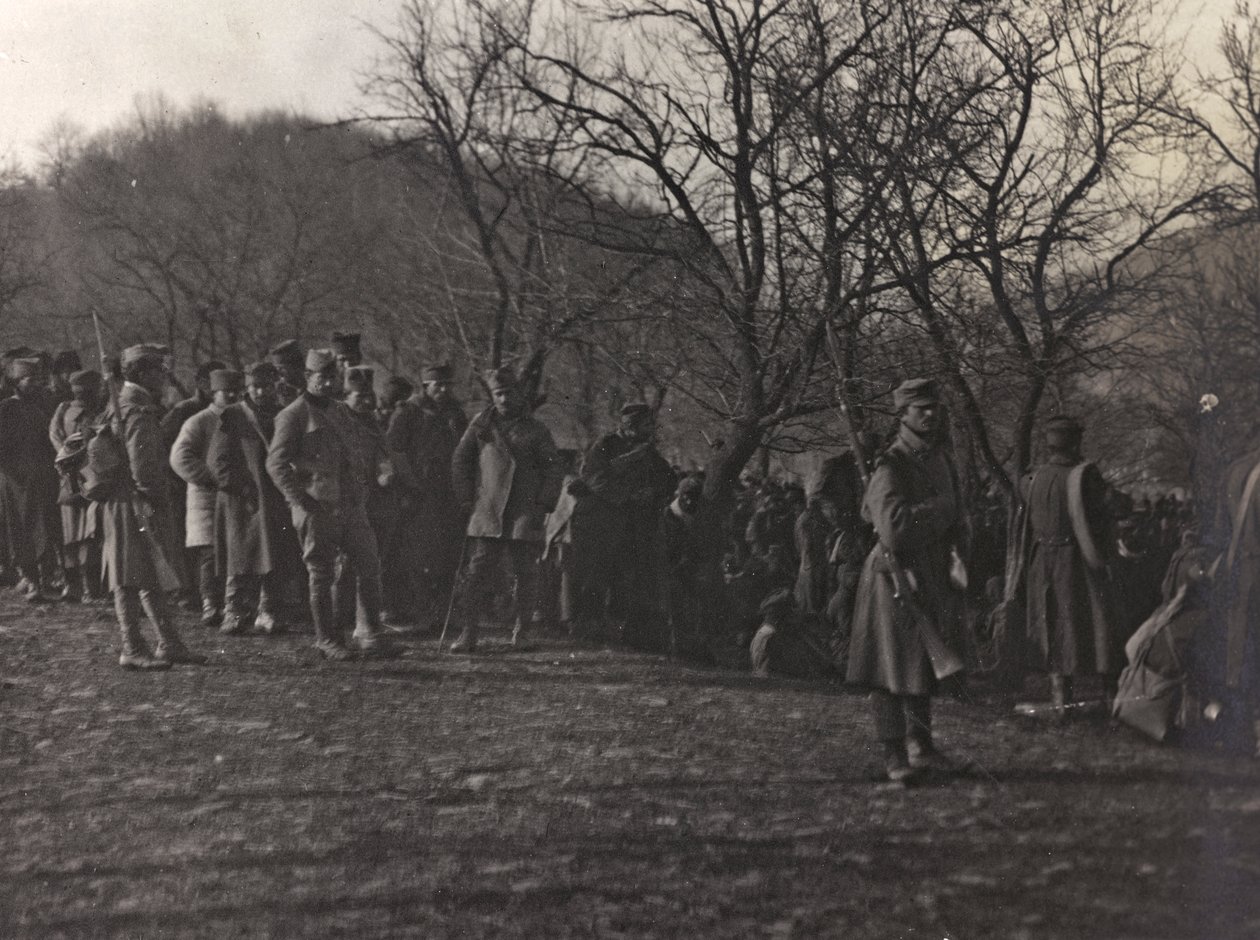 Álbum "Meine weltkriegs - Erinnerungen South-West Front (Carintia, Italia, Tirol del Sur) 31/03/1915-12/11/1918 - Josef Zohles Wien": prisioneros de Josef Zohles