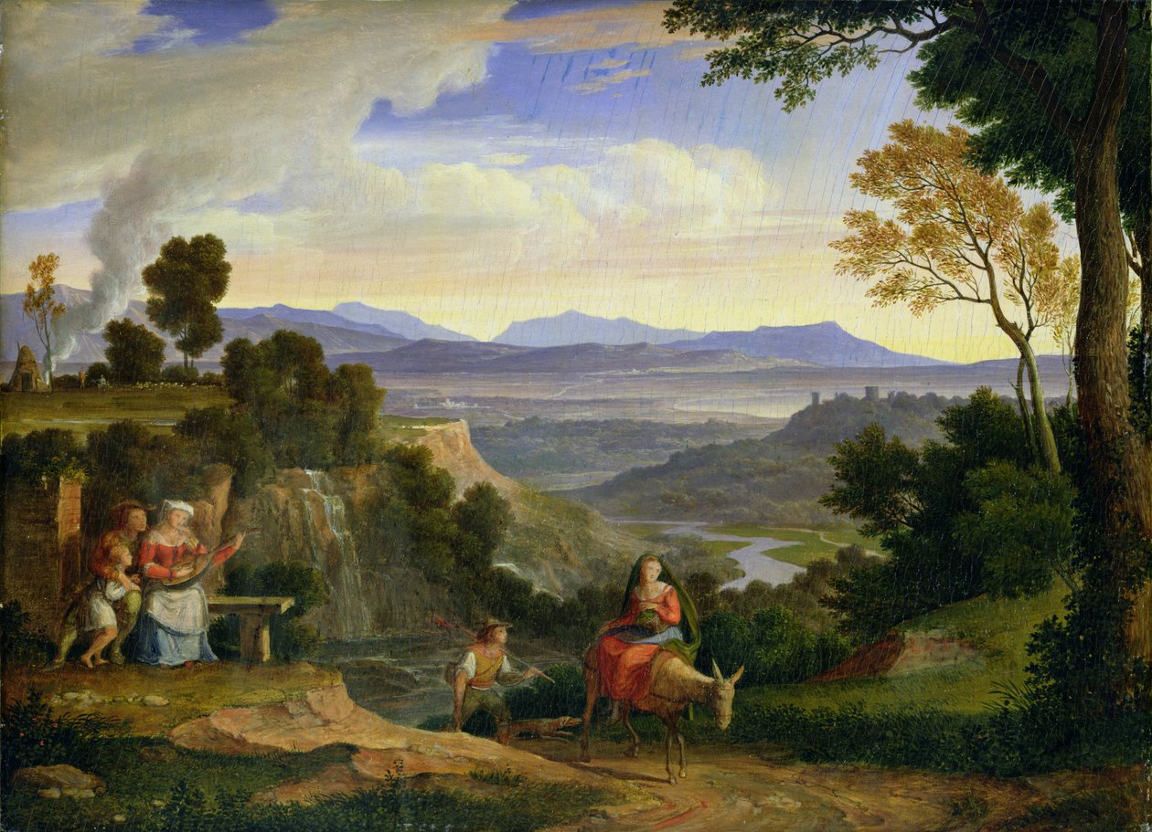 En Ronciglione, 1815 de Joseph Anton Koch