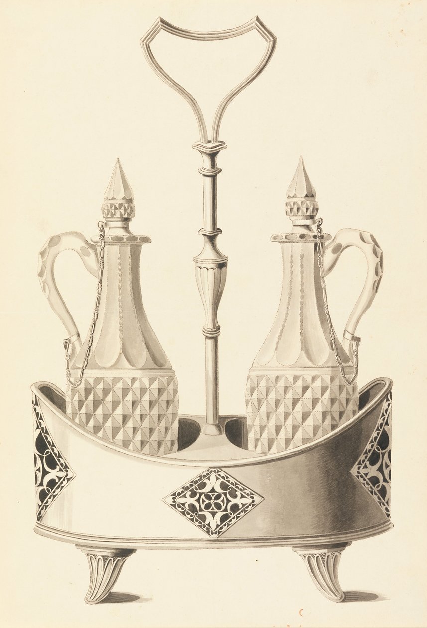 Diseño para un soporte de vinagreras de Joseph Anton Seethaler Ii
