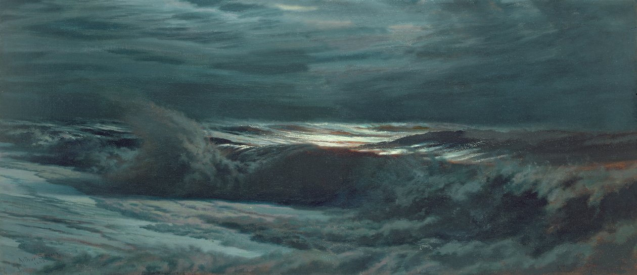 Ola nocturna, 1883 de Joseph Severn