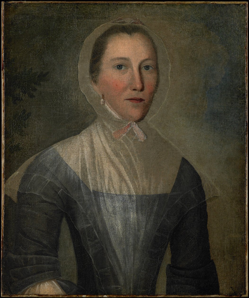 Retrato de Mary Crosswell, 1763 de Joseph Badger